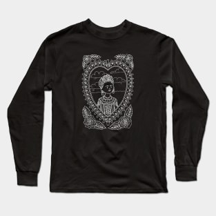 Mexican Lady - White Long Sleeve T-Shirt